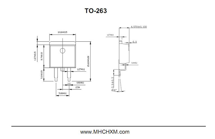 MHCHXM肖特基二极管MBR10100F