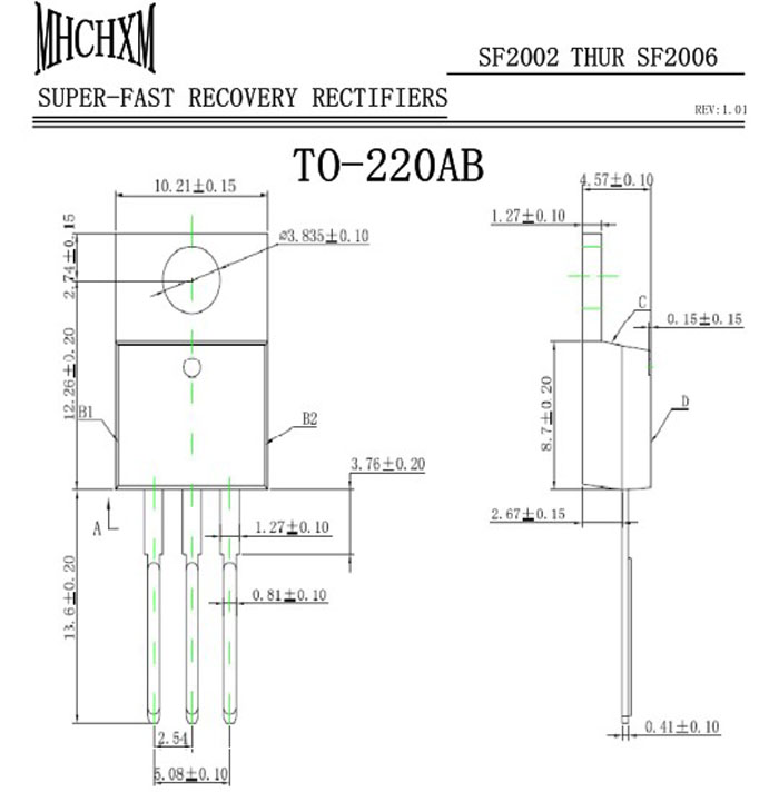 超快恢复SF2002参数